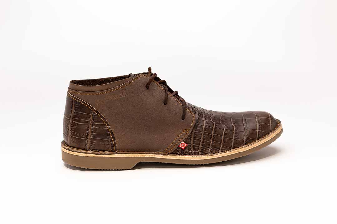 Zahara Crocodile Choc - thick sole