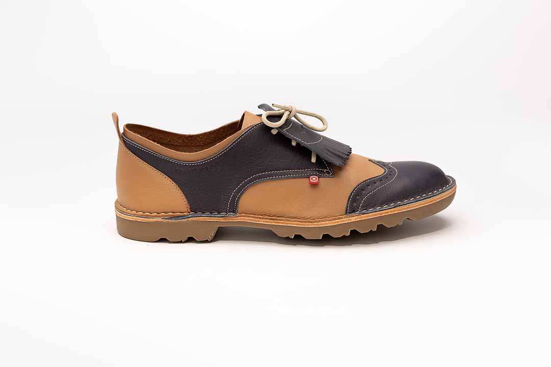 Akina Indigo-Beige - GOLF - Rugged Sole