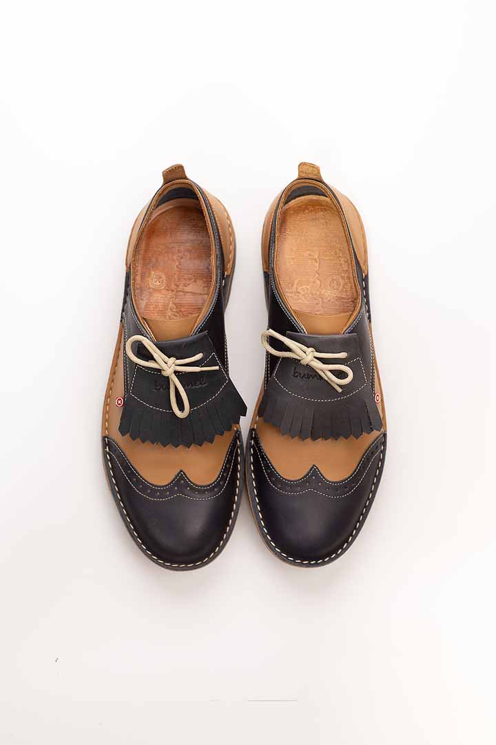 Akina Indigo-Beige - GOLF - Rugged Sole