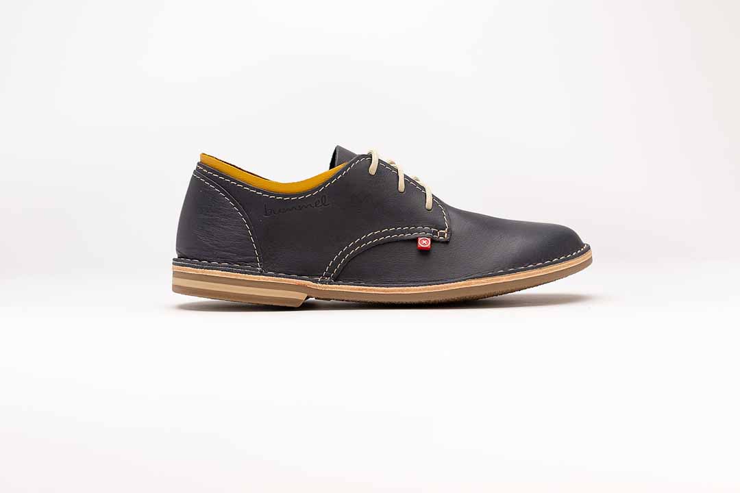 Azizi Indigo-Yellow - thin sole