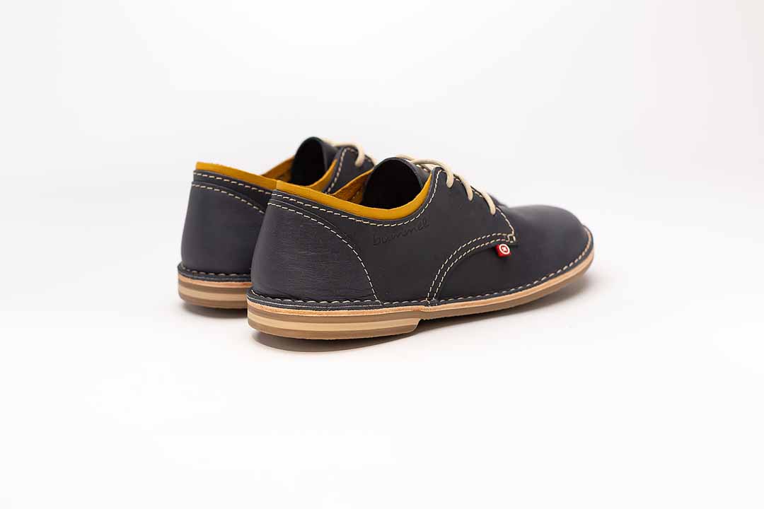 Azizi Indigo-Yellow - thin sole