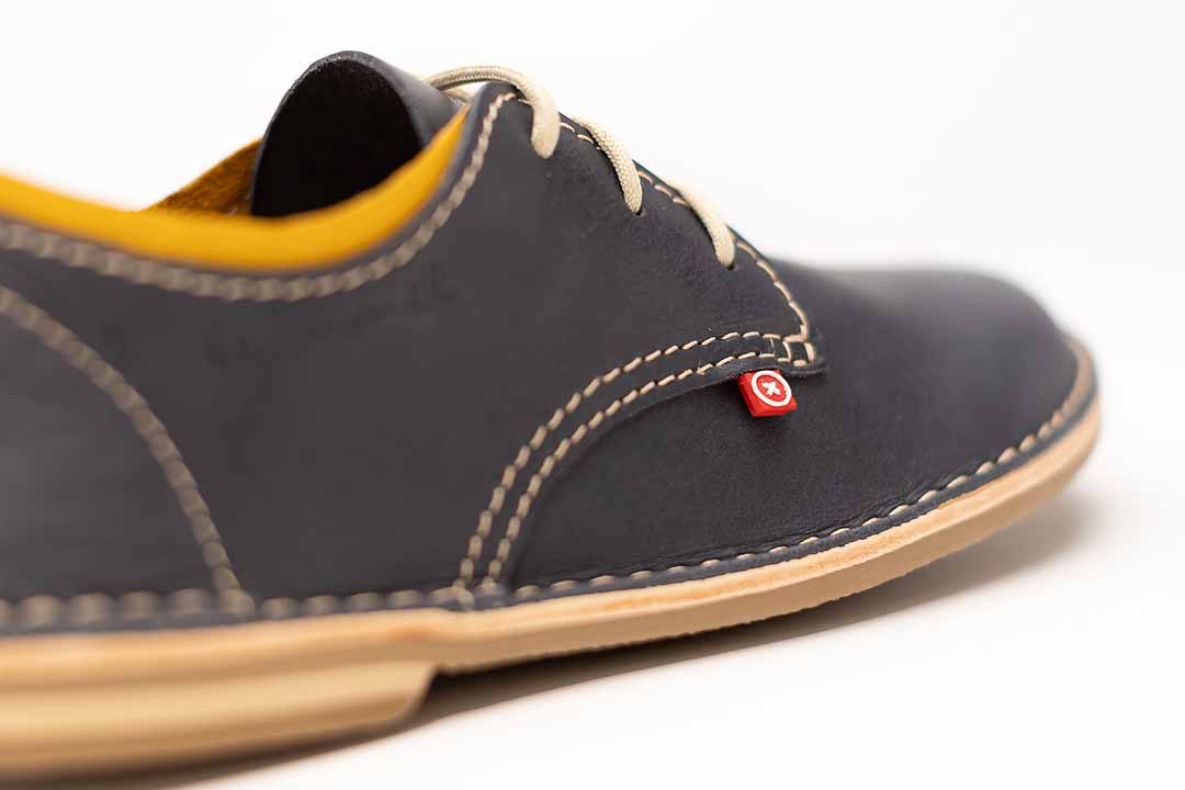Azizi Indigo-Yellow - thin sole
