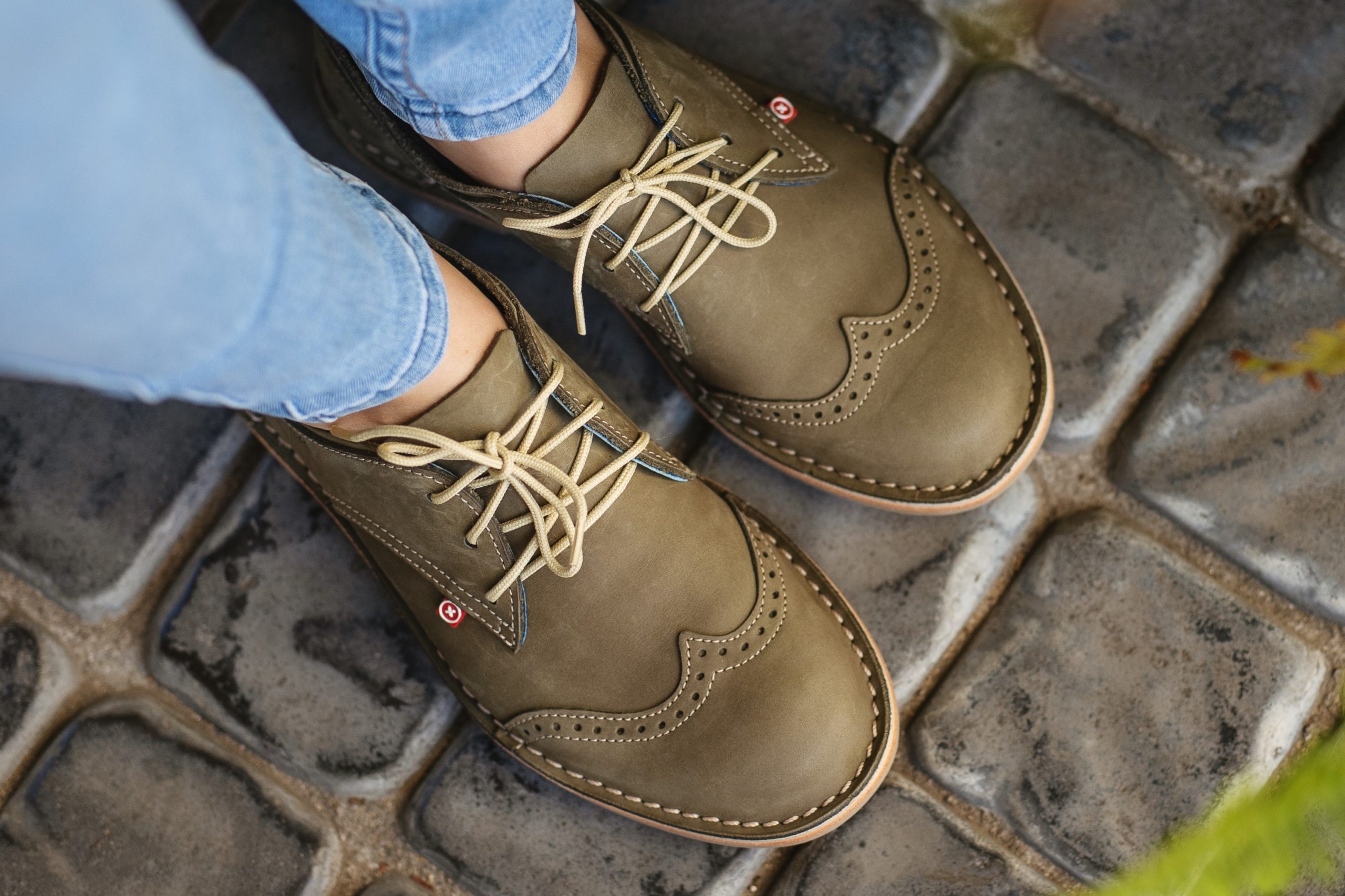 Akina Olive - thin sole